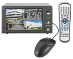 MONACOR 4-Kanal-Digital-Multiplex-Recorder m. Monitor DMR-40LCD